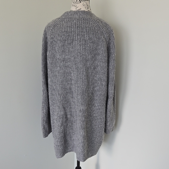 French Connection Charcoal Cardigan Sweater - Picture 6 of 6